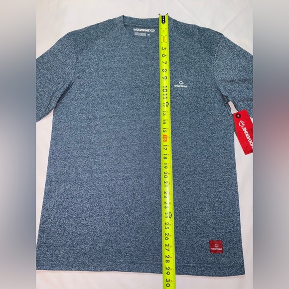 Wolverine NWT Men’s Size M Blueprint Heather Edge Short Sleeve Tee Shirt - Picture 2 of 7